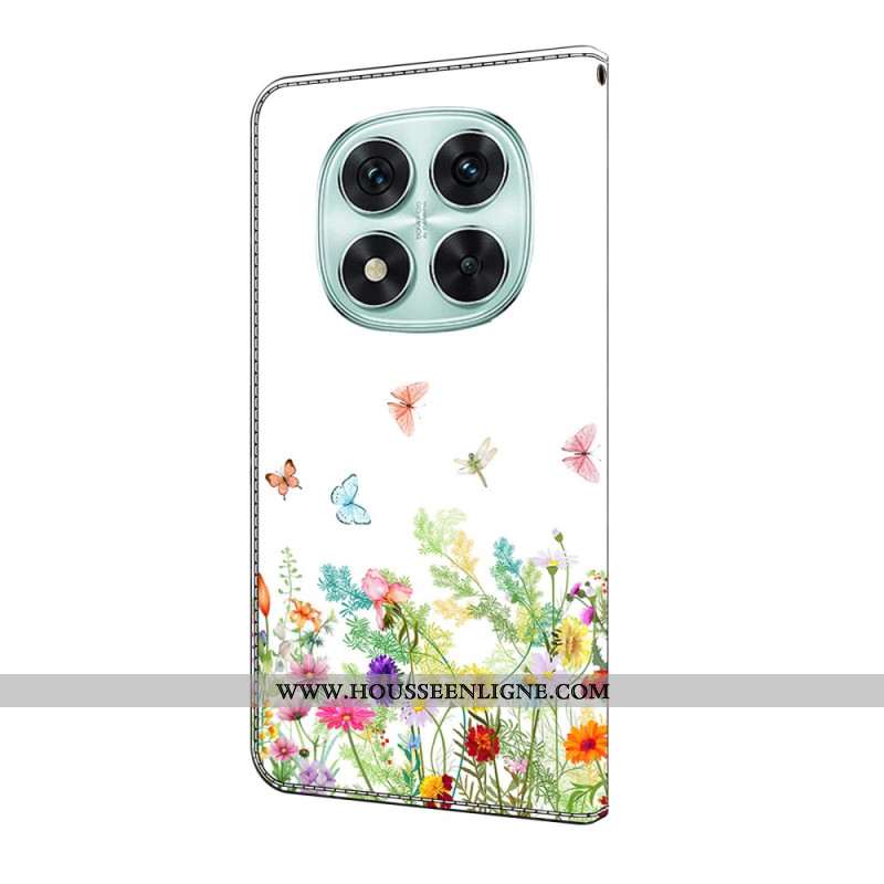 Housse Xiaomi Redmi Note 14 Pro 4G Champs Fleuri