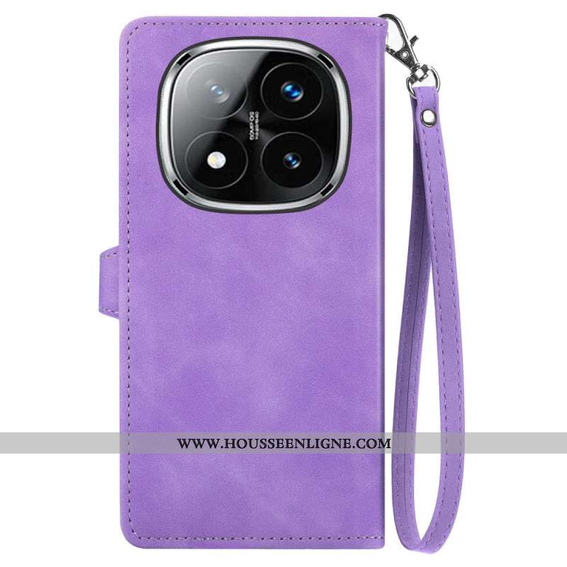 Housse Xiaomi Redmi Note 14 Pro 4G Effet Daim Dentelle