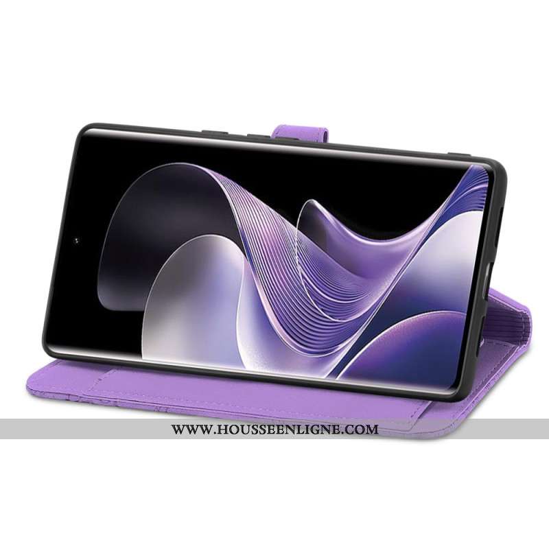 Housse Xiaomi Redmi Note 14 Pro 4G Effet Daim Dentelle