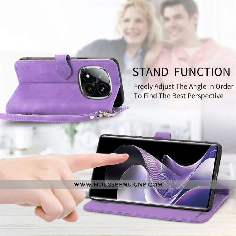 Housse Xiaomi Redmi Note 14 Pro 4G Effet Daim Dentelle