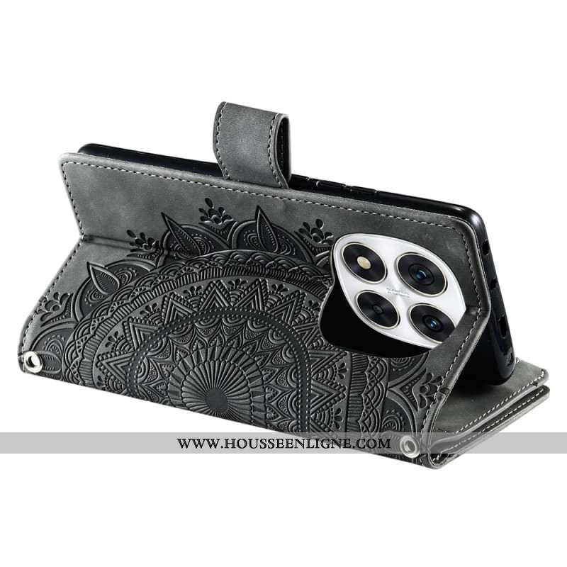 Housse Xiaomi Redmi Note 14 Pro 4G Effet Daim Mandala