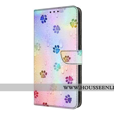 Housse Xiaomi Redmi Note 14 Pro 4G Empreintes de Chat