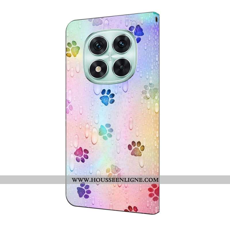 Housse Xiaomi Redmi Note 14 Pro 4G Empreintes de Chat