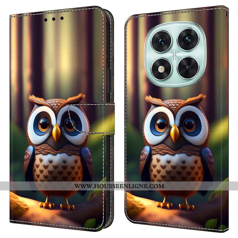 Housse Xiaomi Redmi Note 14 Pro 4G Hibou Brun