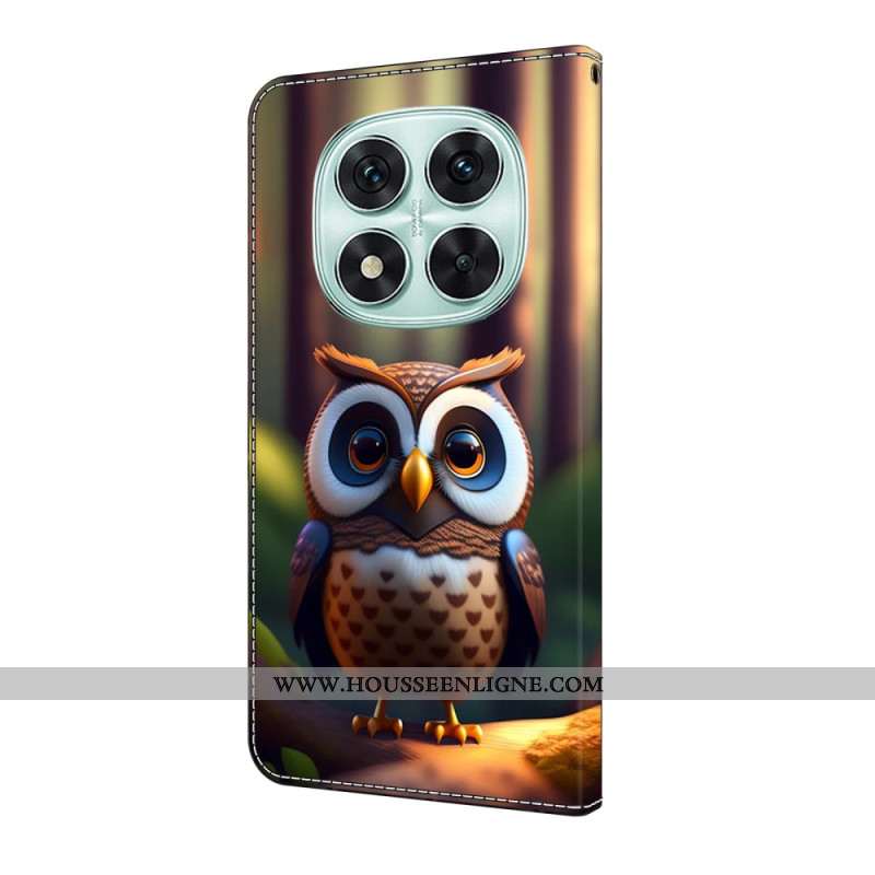 Housse Xiaomi Redmi Note 14 Pro 4G Hibou Brun