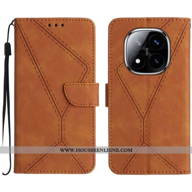 Housse Xiaomi Redmi Note 14 Pro 4G Lignes et Tirés