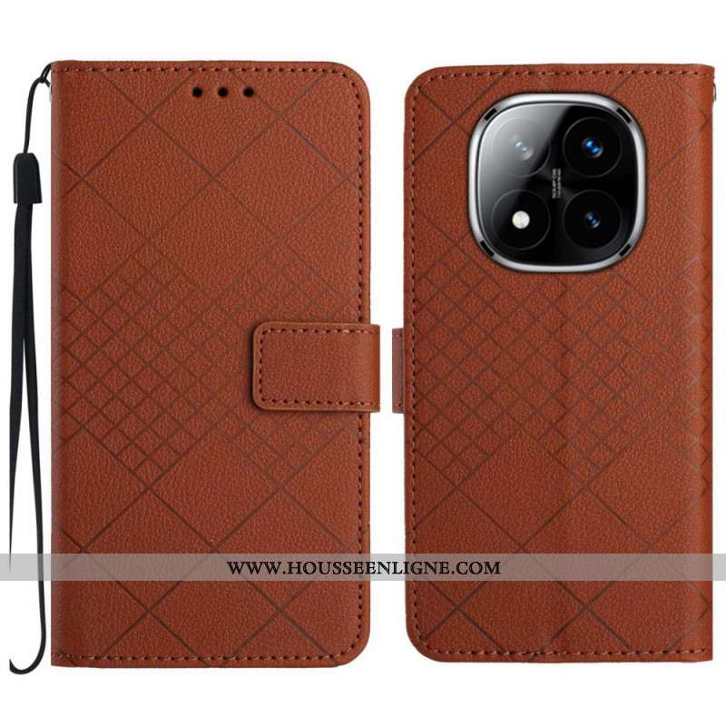 Housse Xiaomi Redmi Note 14 Pro 4G Losanges