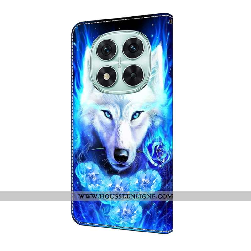 Housse Xiaomi Redmi Note 14 Pro 4G Loup Blanc
