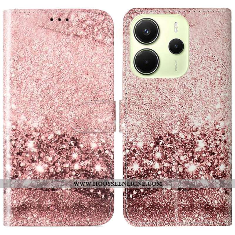 Housse Xiaomi Redmi Note 14 Pro 4G Marbre Or-Rose