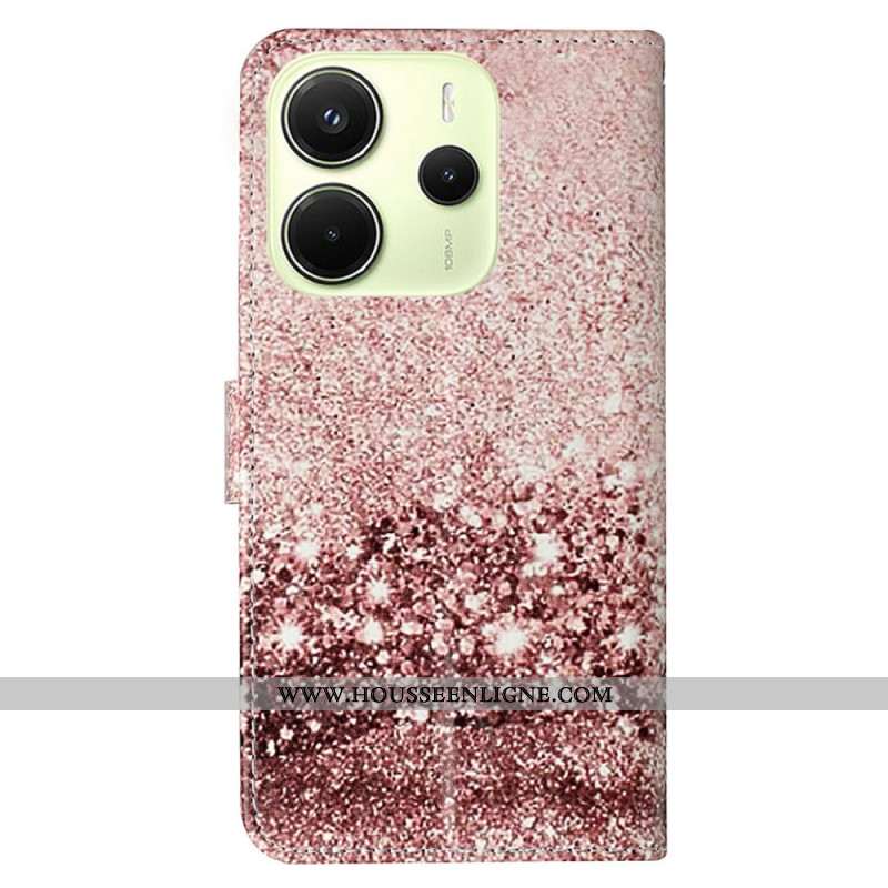 Housse Xiaomi Redmi Note 14 Pro 4G Marbre Or-Rose