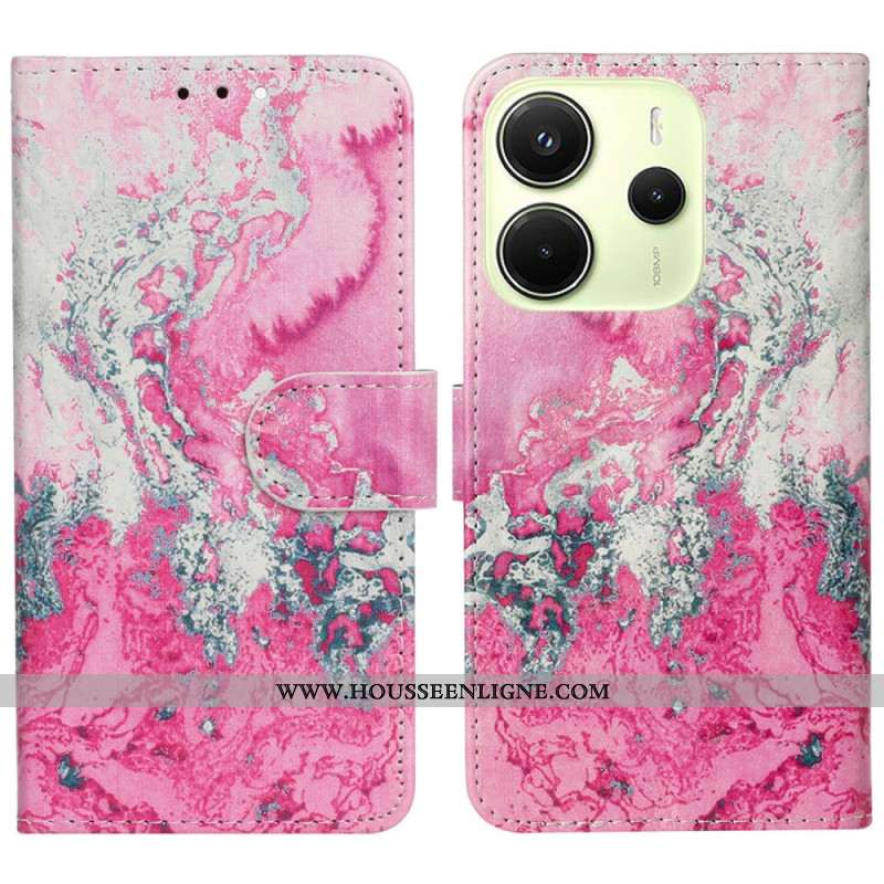 Housse Xiaomi Redmi Note 14 Pro 4G Marbre Rose