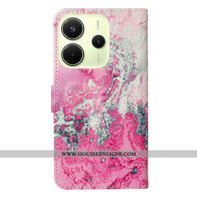 Housse Xiaomi Redmi Note 14 Pro 4G Marbre Rose