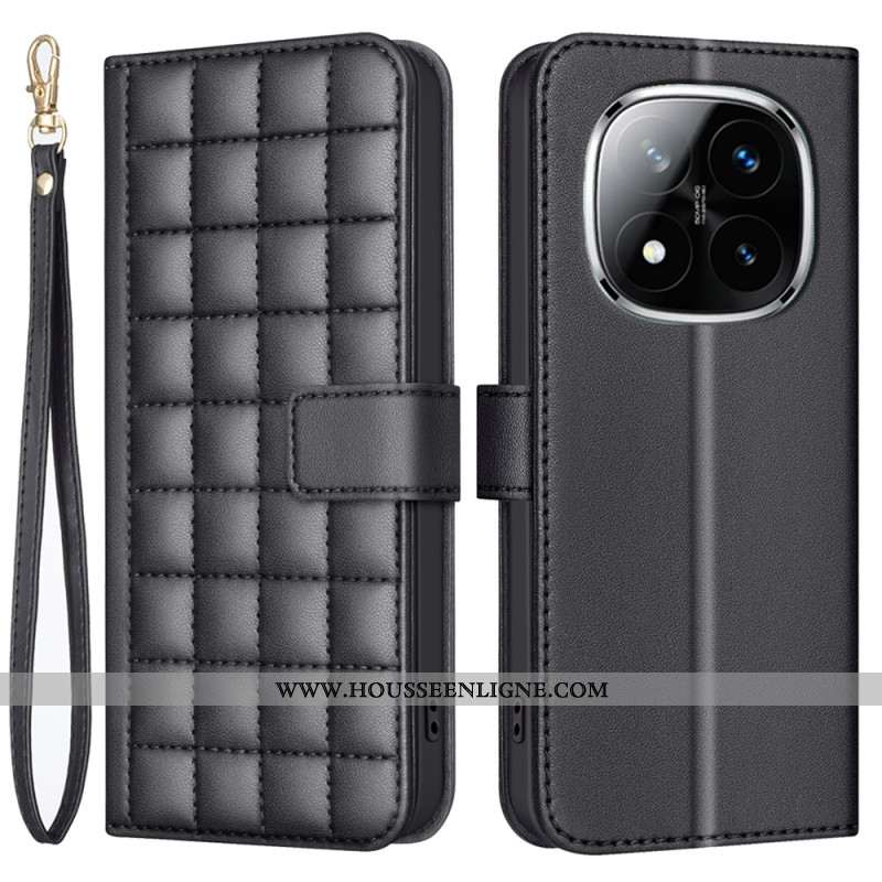 Housse Xiaomi Redmi Note 14 Pro 4G Matelassée Premium