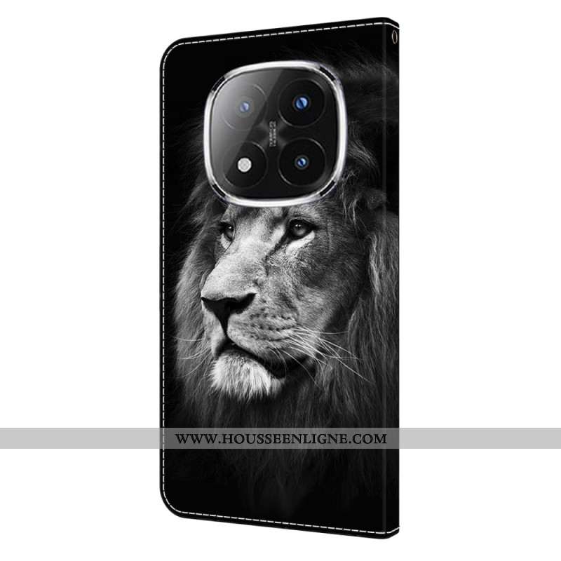 Housse Xiaomi Redmi Note 14 Pro 4G Motif Lion