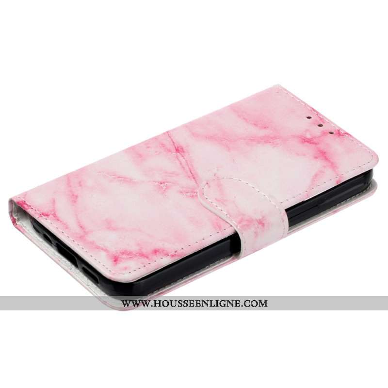 Housse Xiaomi Redmi Note 14 Pro 4G Motif Marbre Rose