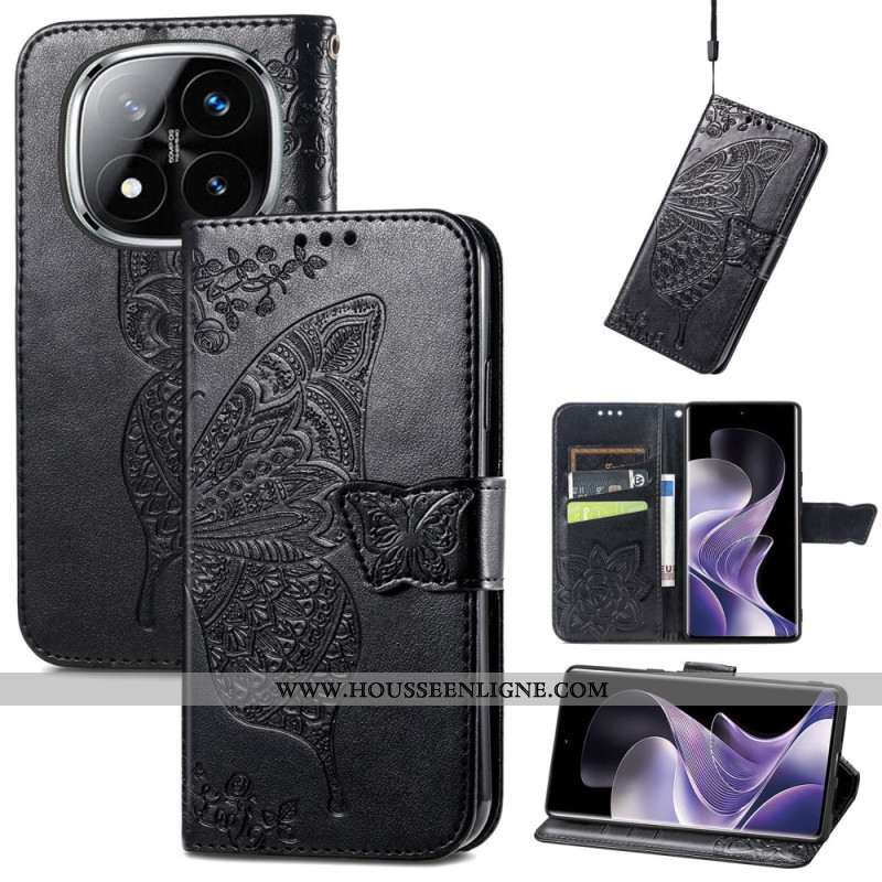 Housse Xiaomi Redmi Note 14 Pro 4G Papillon Baroque