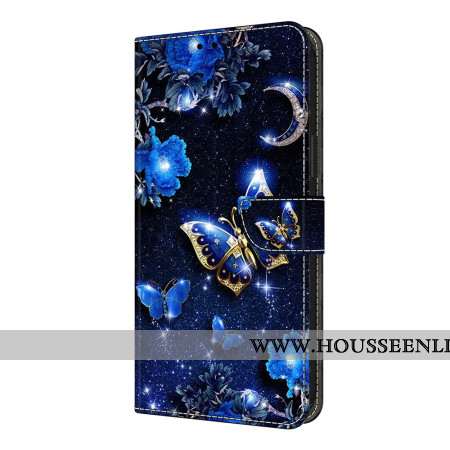Housse Xiaomi Redmi Note 14 Pro 4G Papillons Brillants