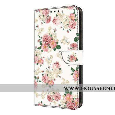 Housse Xiaomi Redmi Note 14 Pro 4G Pivoines