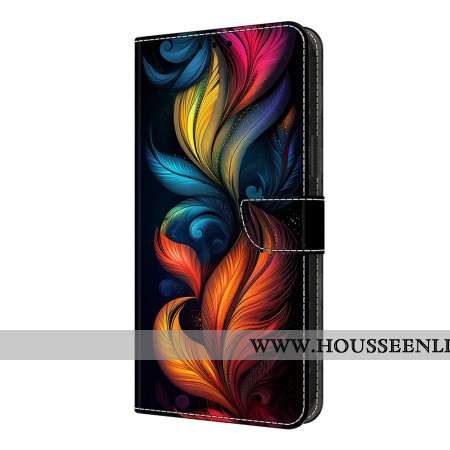 Housse Xiaomi Redmi Note 14 Pro 4G Plumes Colorées
