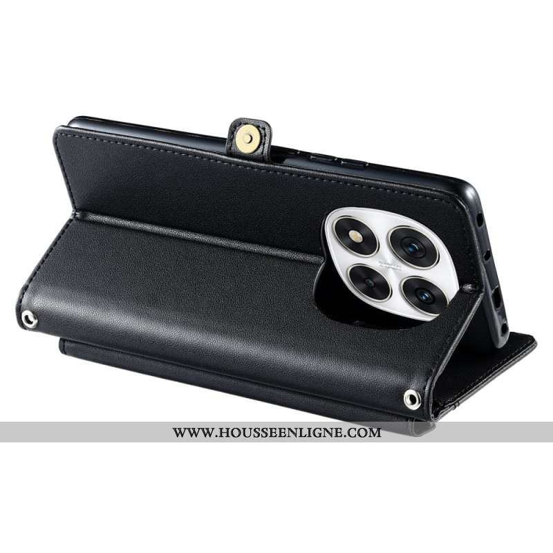 Housse Xiaomi Redmi Note 14 Pro 4G Pochette et Lanière