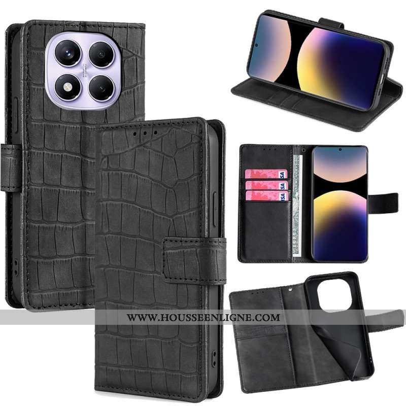 Housse Xiaomi Redmi Note 14 Pro 4G Style Crocodile