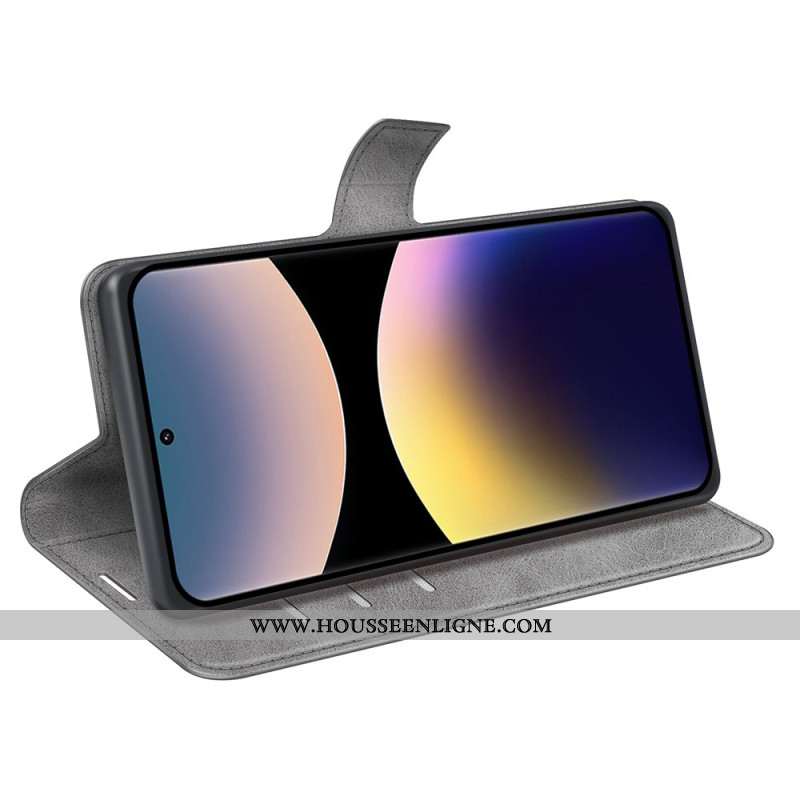 Housse Xiaomi Redmi Note 14 Pro 4G Style Cuir