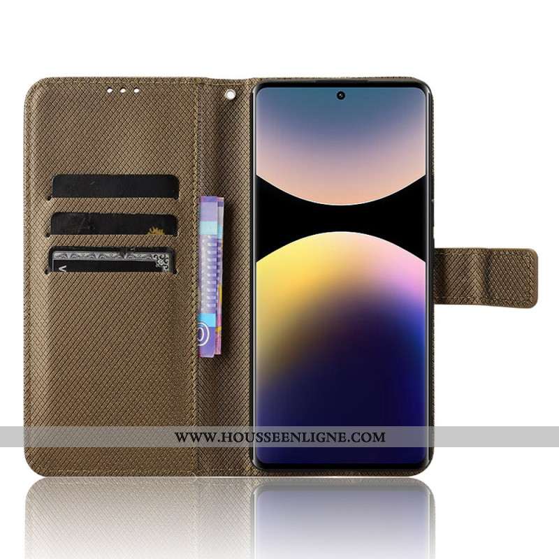 Housse Xiaomi Redmi Note 14 Pro 4G Texture Diamant