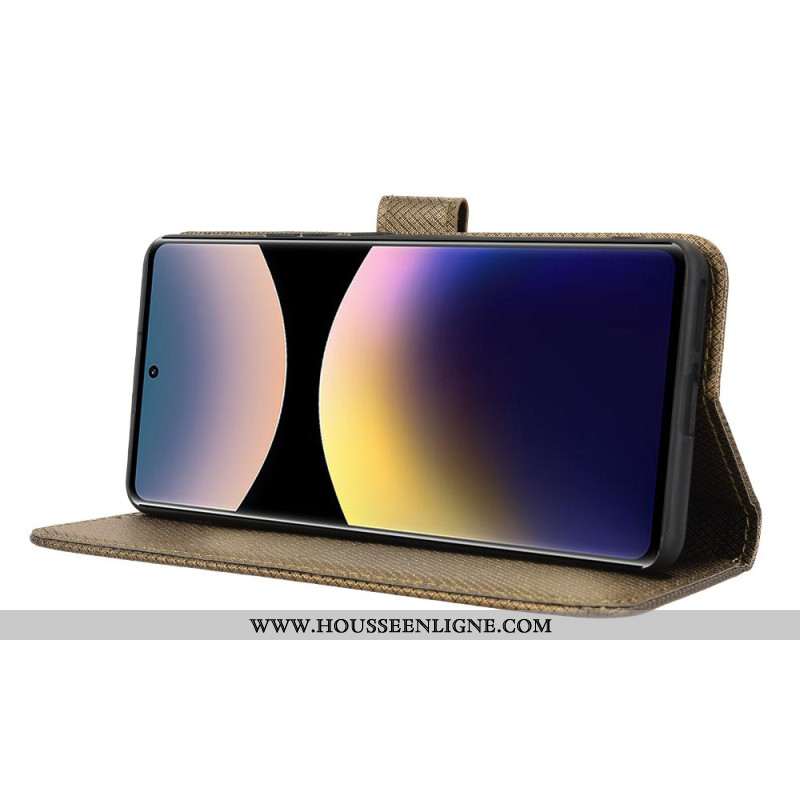 Housse Xiaomi Redmi Note 14 Pro 4G Texture Diamant