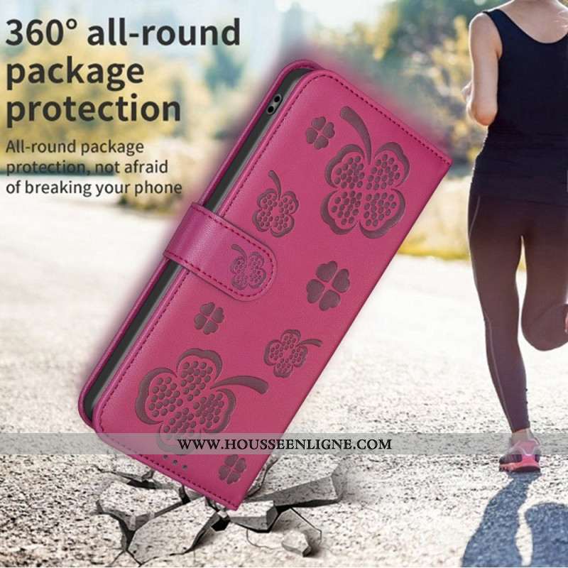 Housse Xiaomi Redmi Note 14 Pro 4G Trèfles