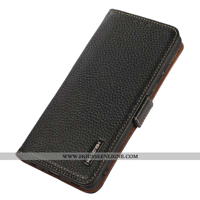 Housse Xiaomi Redmi Note 14 Pro 4G Vrai Cuir KHAZNEH