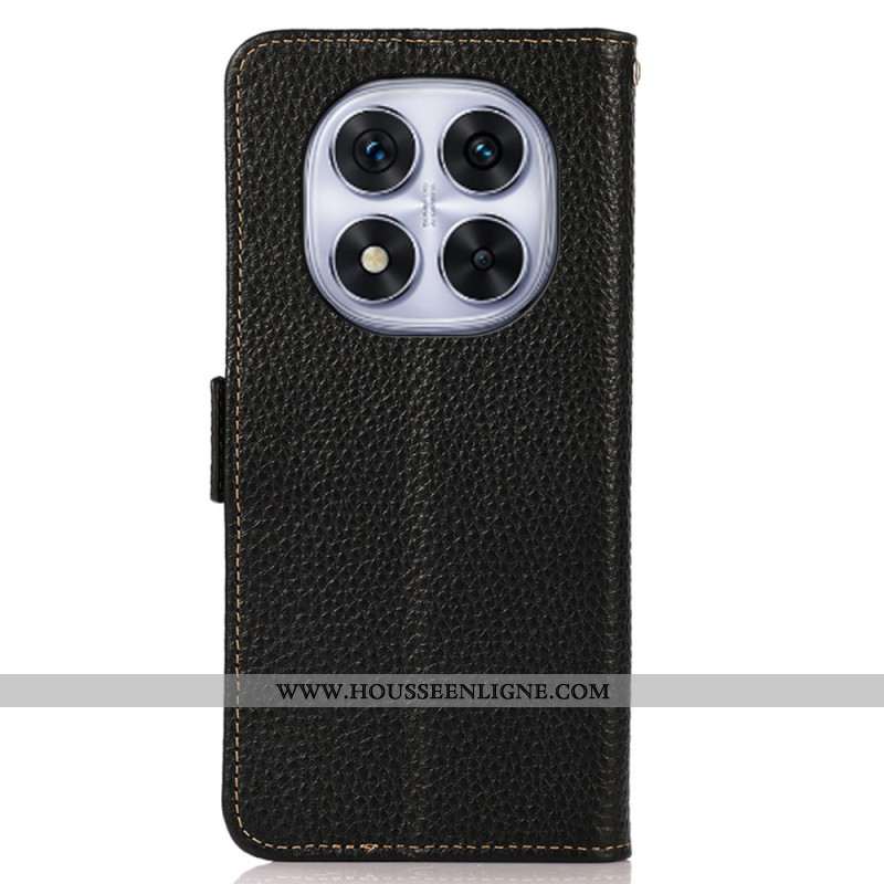 Housse Xiaomi Redmi Note 14 Pro 4G Vrai Cuir KHAZNEH