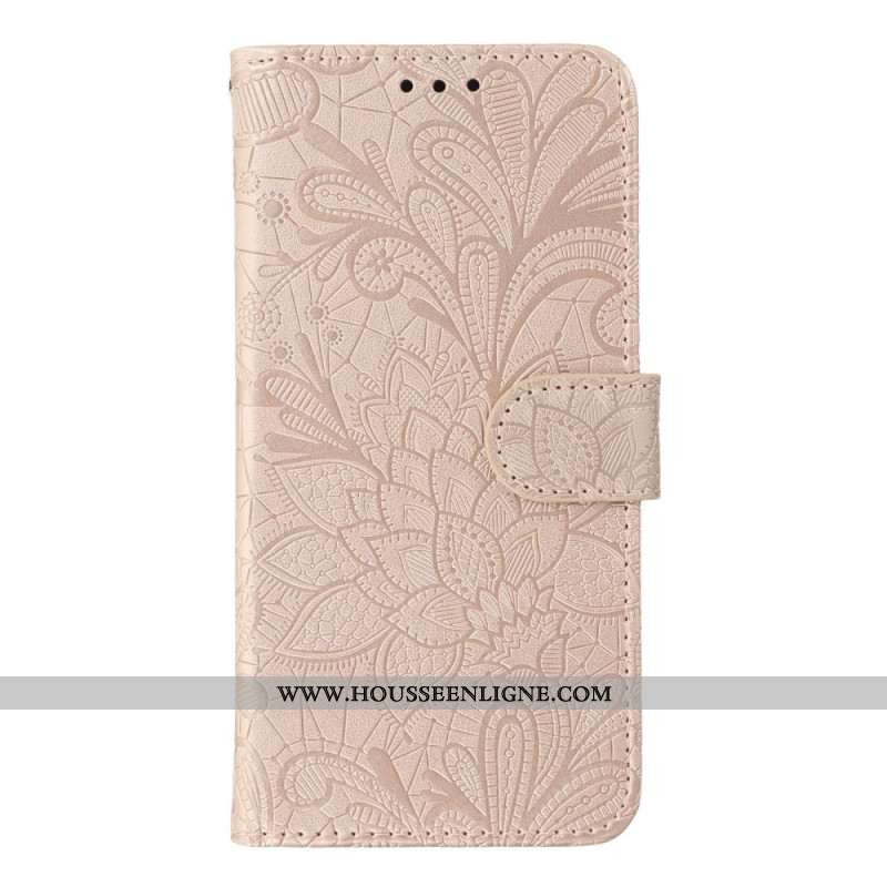 Housse Xiaomi Redmi Note 14 Pro 5G Dentelle Fleurs