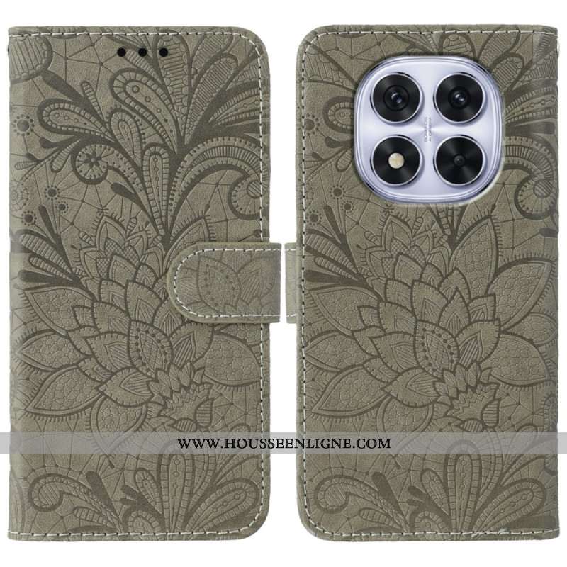 Housse Xiaomi Redmi Note 14 Pro 5G Dentelle Fleurs