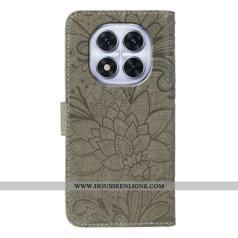 Housse Xiaomi Redmi Note 14 Pro 5G Dentelle Fleurs