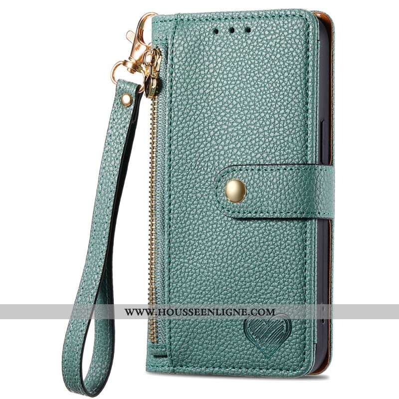 Housse Xiaomi Redmi Note 14 Pro 5G / Poco X7 Blocage RFID Motif Coeur