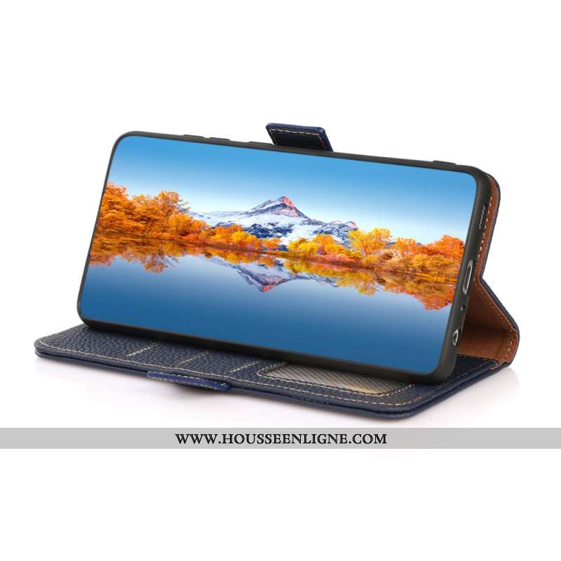 Housse Xiaomi Redmi Note 14 Pro 5G / Poco X7 Cuir Protection RFID KAZNEH