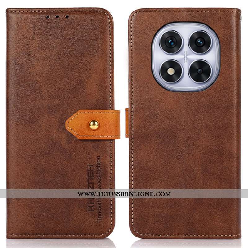 Housse Xiaomi Redmi Note 14 Pro 5G / Poco X7 Fermoir Doré KHAZNEH