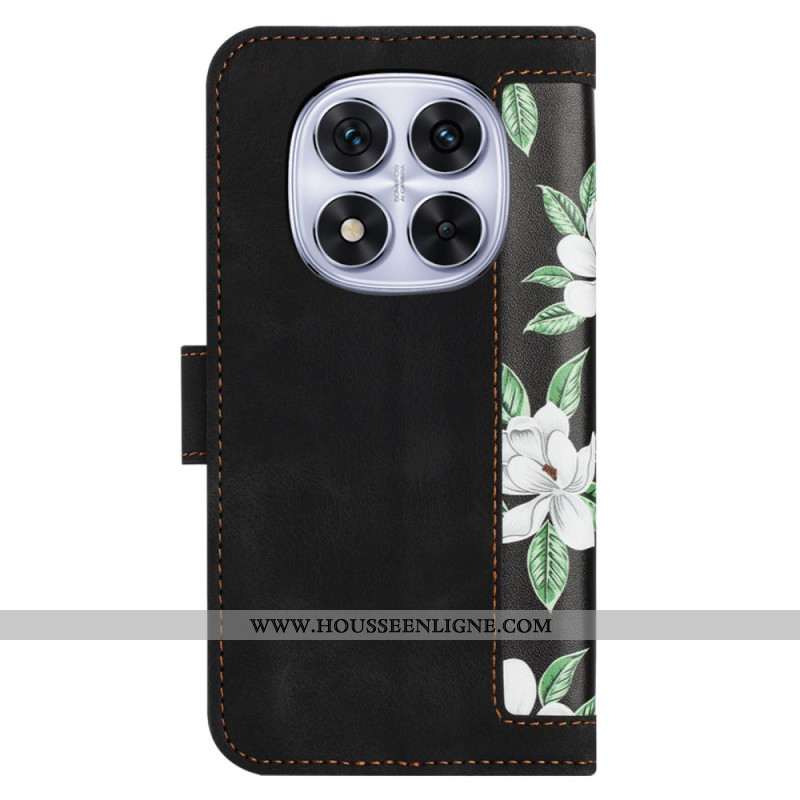 Housse Xiaomi Redmi Note 14 Pro 5G / Poco X7 Florale avec Lanière