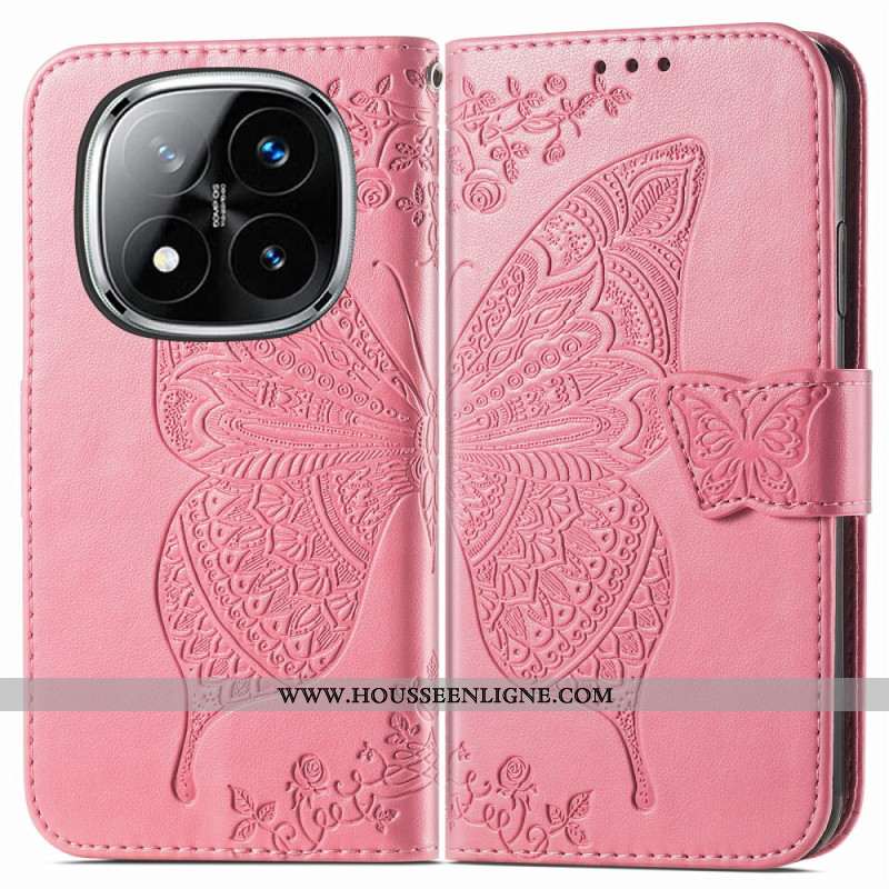 Housse Xiaomi Redmi Note 14 Pro 5G / Poco X7 Papillon Baroque