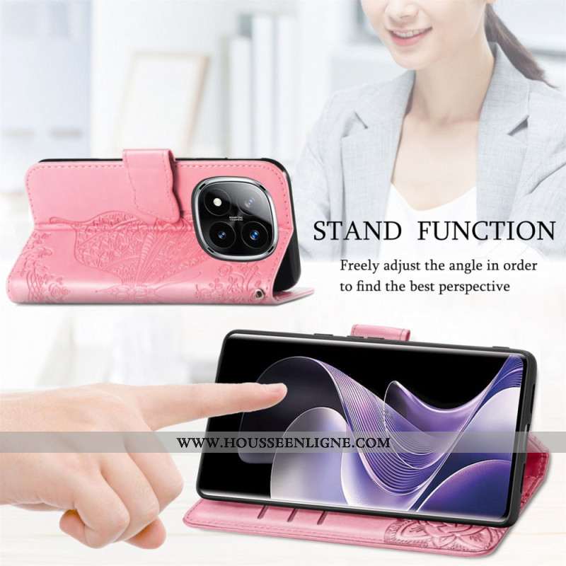 Housse Xiaomi Redmi Note 14 Pro 5G / Poco X7 Papillon Baroque