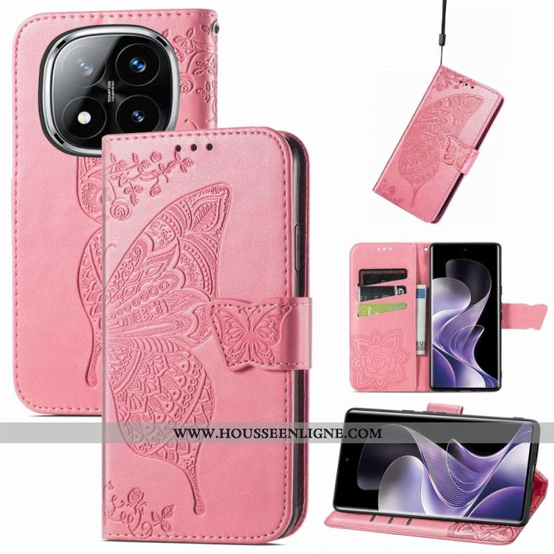 Housse Xiaomi Redmi Note 14 Pro 5G / Poco X7 Papillon Baroque