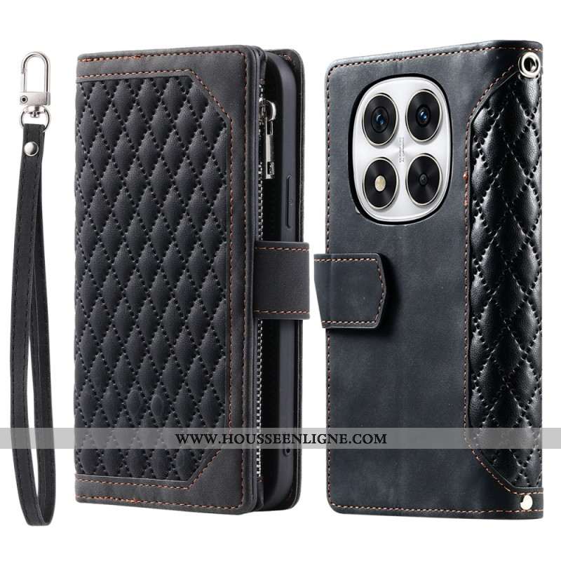 Housse Xiaomi Redmi Note 14 Pro Plus 5G / 14 Pro 5G / Poco X7 5G Portefeuille Matelassé