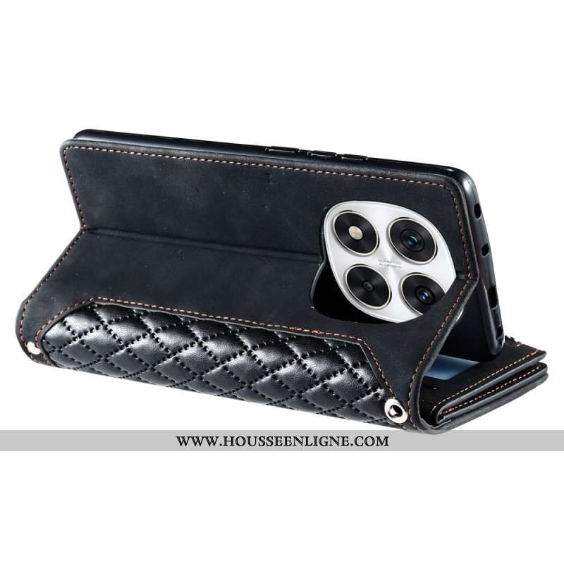 Housse Xiaomi Redmi Note 14 Pro Plus 5G / 14 Pro 5G / Poco X7 5G Portefeuille Matelassé