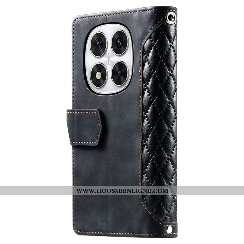 Housse Xiaomi Redmi Note 14 Pro Plus 5G / 14 Pro 5G / Poco X7 5G Portefeuille Matelassé