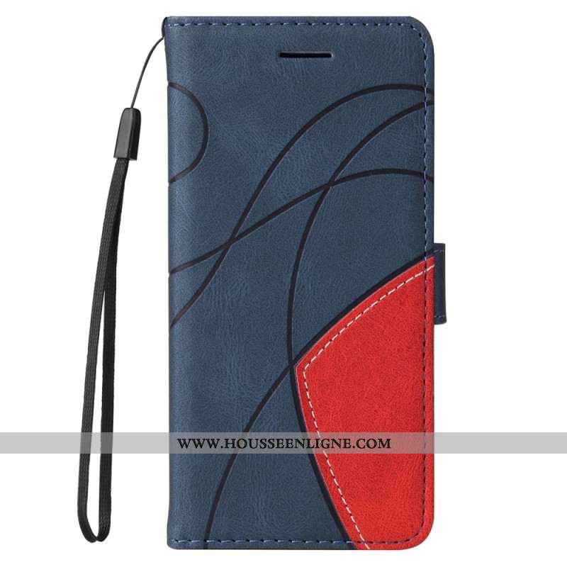 Housse Xiaomi Redmi Note 14 Pro Plus 5G / 14 Pro 5G / Poco X7 Bicolore Lignes Ondulées