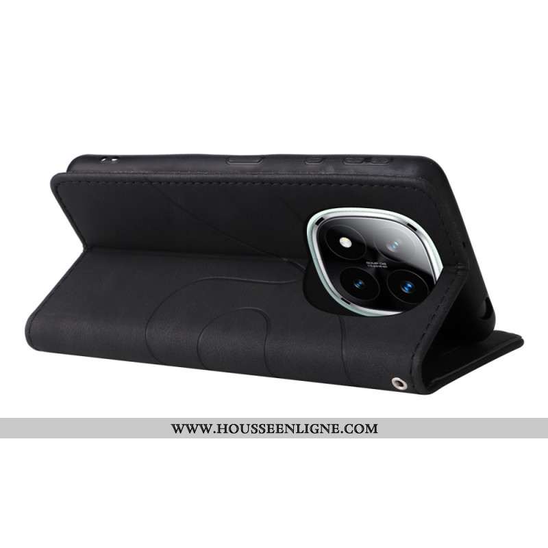 Housse Xiaomi Redmi Note 14 Pro Plus 5G / 14 Pro 5G / Poco X7 Bicolore Lignes Ondulées