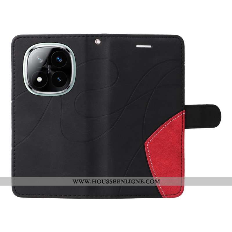 Housse Xiaomi Redmi Note 14 Pro Plus 5G / 14 Pro 5G / Poco X7 Bicolore Lignes Ondulées