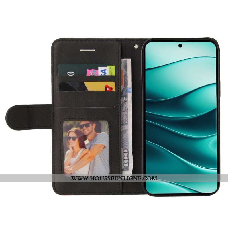 Housse Xiaomi Redmi Note 14 Pro Plus 5G / 14 Pro 5G / Poco X7 Bicolore Lignes Ondulées