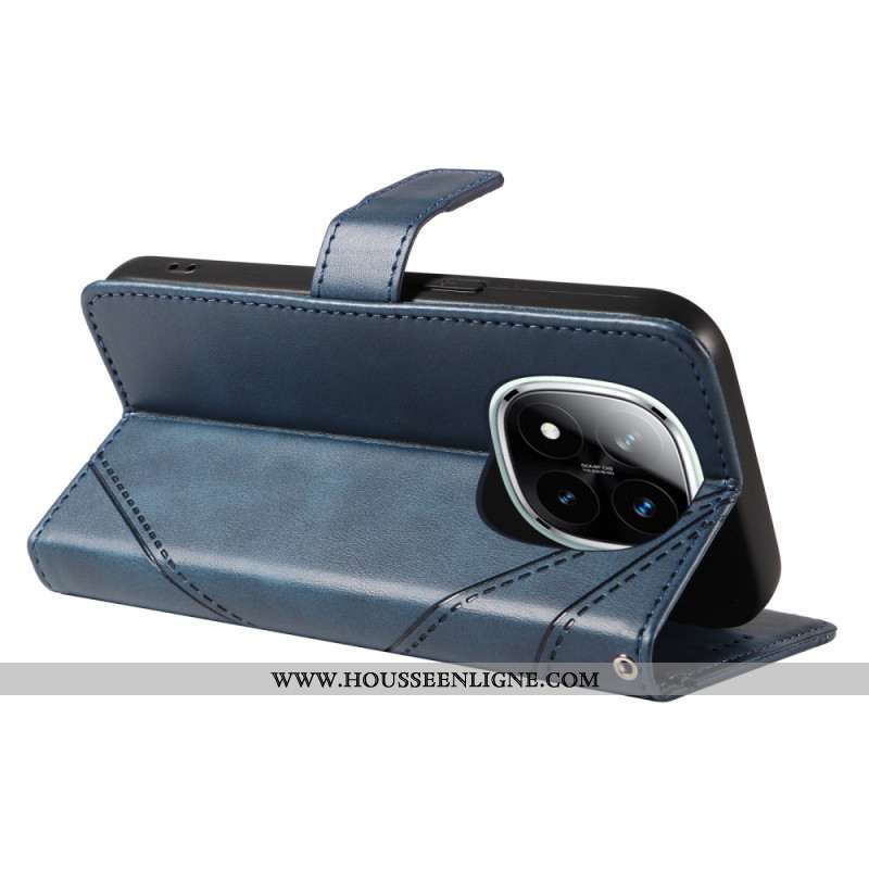 Housse Xiaomi Redmi Note 14 Pro Plus 5G / 14 Pro 5G / Poco X7 Bicolore Lignes à Lanière