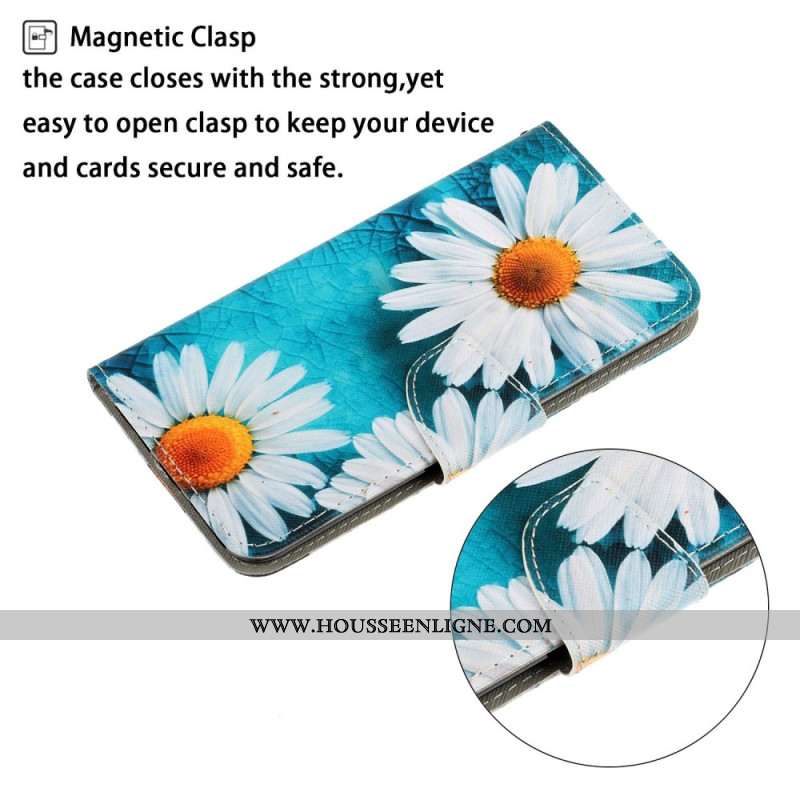 Housse Xiaomi Redmi Note 14 Pro Plus 5G / 14 Pro 5G / Poco X7 Chrisanthèmes